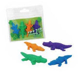 Multi-color Set of 4 Alligator-Shaped Erasers