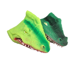 plastic silicone alligator hand puppets