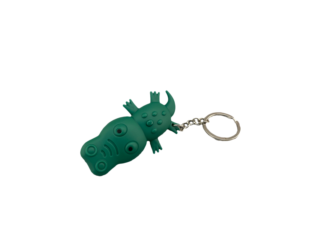 Keychain with 2025 light and sound