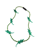 Lit Mardi-gator beads