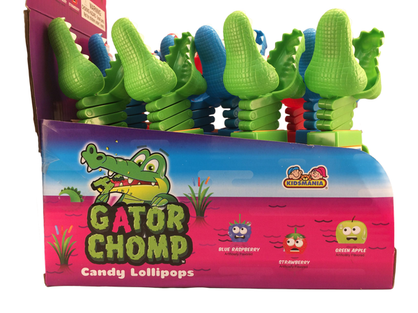 Gator Chomp Candy Lollipops