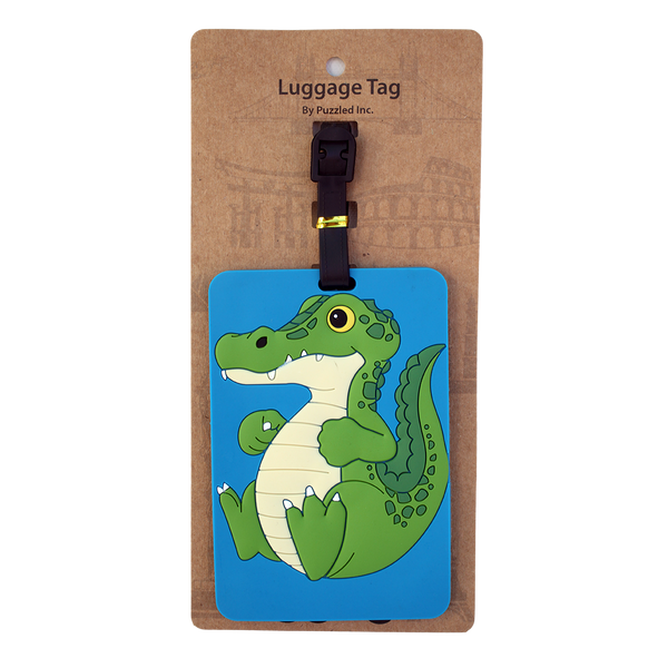 Cute Alligator Luggage Tag