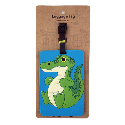 Cute Alligator Luggage Tag