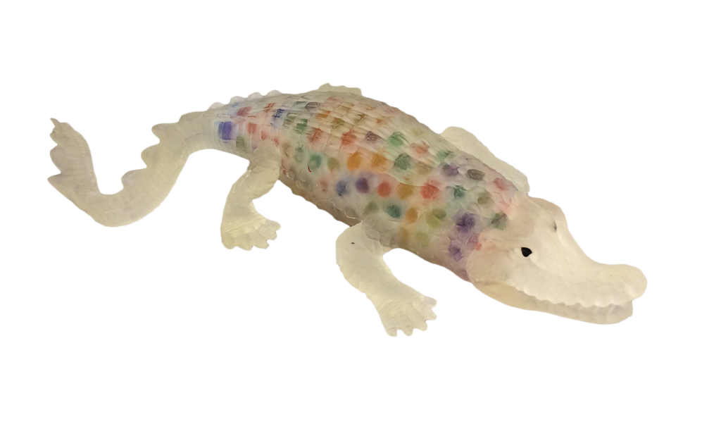 Squishy Bead Gator Toy Natural Selections Inc. Natural Selections International
