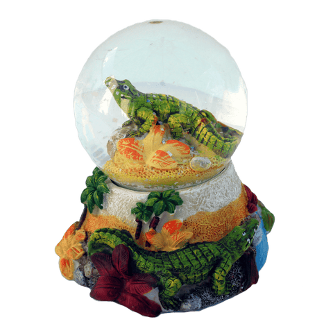 Alligator Snow Globe