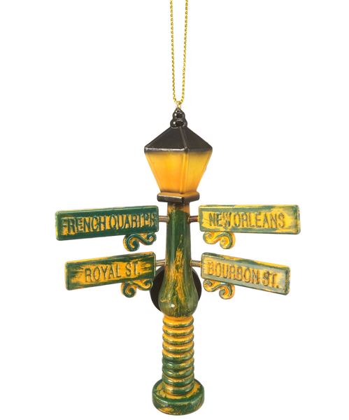 French Quarter Street Sign Ornament/Magnet - Assorted Colors