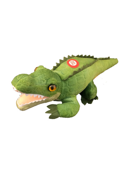 green plush alligator 