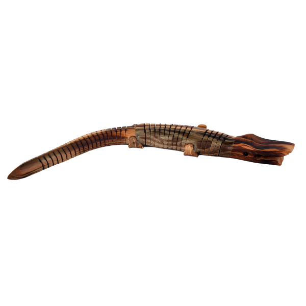 Flexible Wooden Alligator